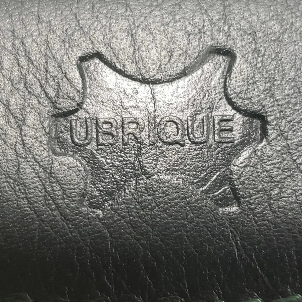 Ubrique Artesania Dark Green Leather  Mens Tri-fold Wallet.